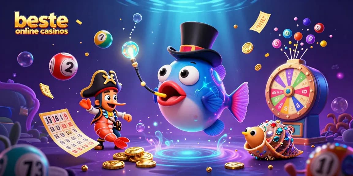 Engage with beste online casinos in this vibrant 3D scene of luck and excitement.