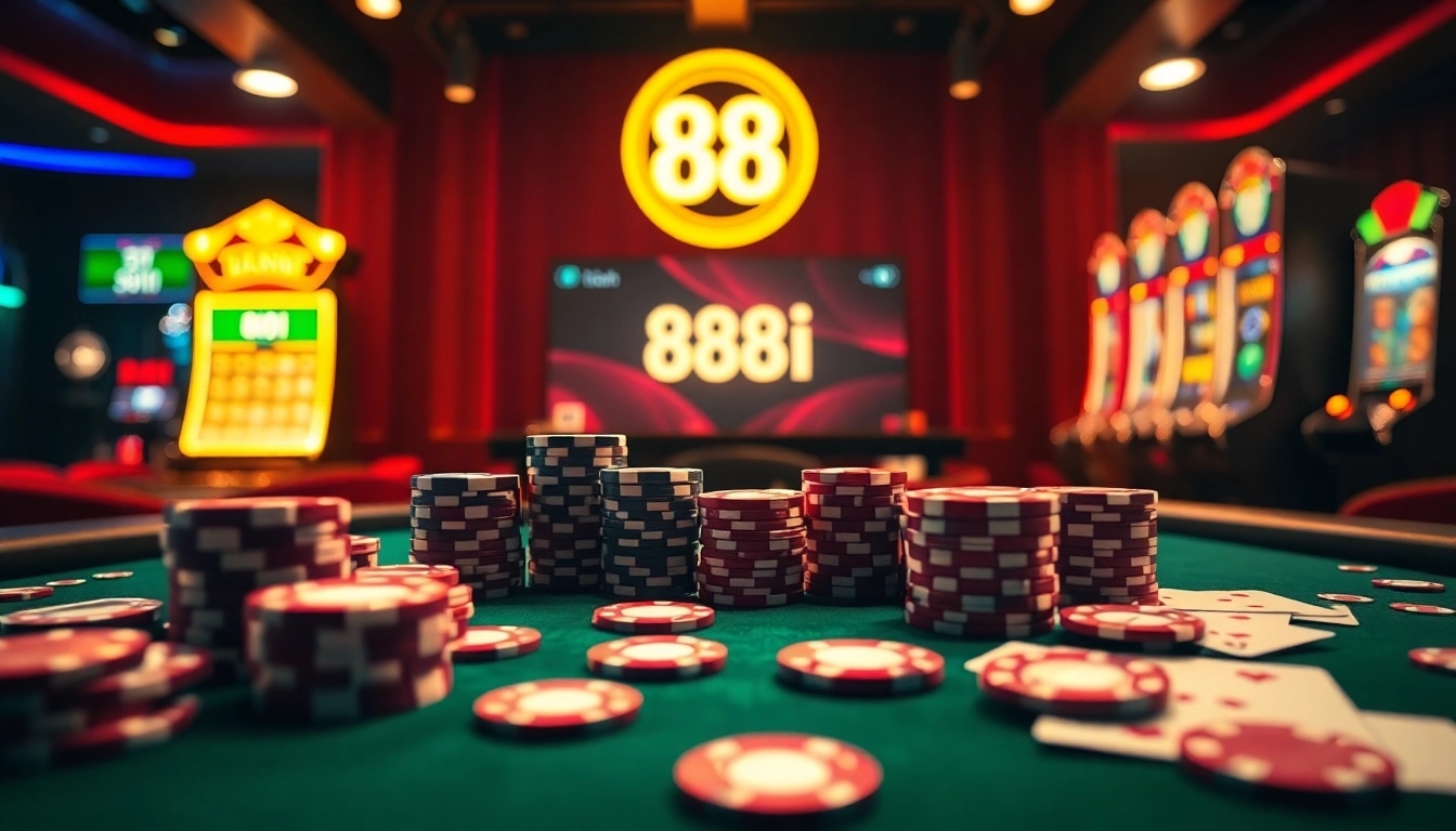 Engage in exciting gameplay at link 88i with vibrant casino tables and thrilling slot machines.