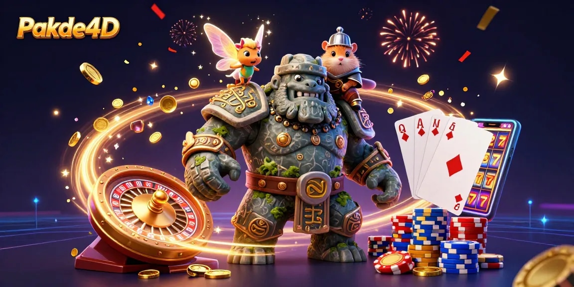Experience endless fun with Pakde4D as you spin the roulette wheel and catch sparkling gems.
