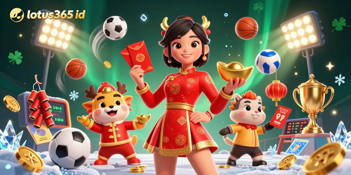 Immerse in the excitement of betting with lotus365 id, showcased in a vibrant 3D illustration.