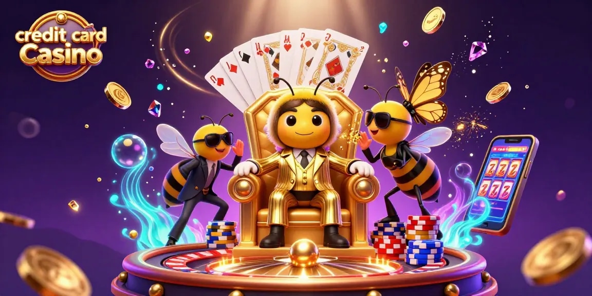 Engage with the exciting world of credit card casino gaming featuring dynamic characters and vibrant game elements.