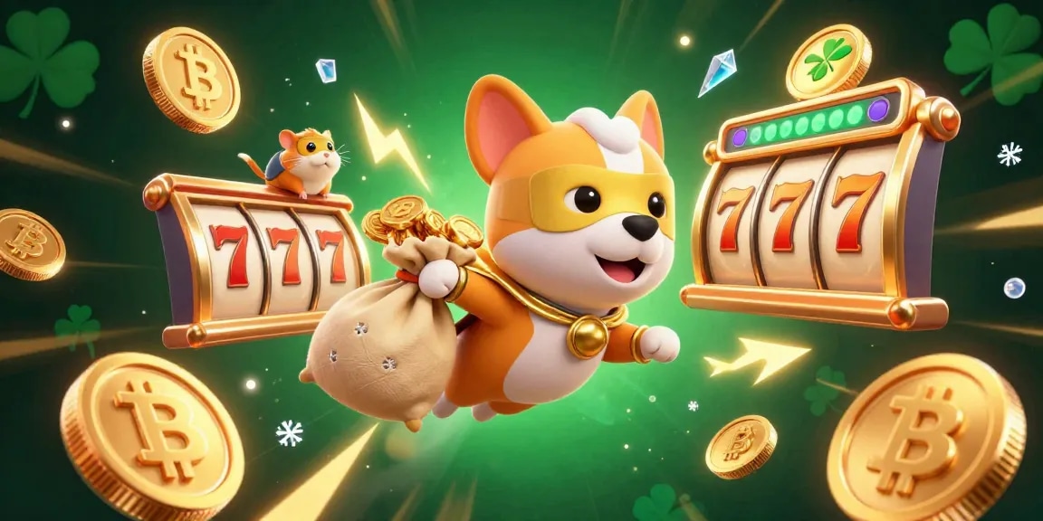 Engage with ดูหนังออนไลน์ฟรี, explore slots featuring a superhero dog in a golden cape amid rich casino elements.