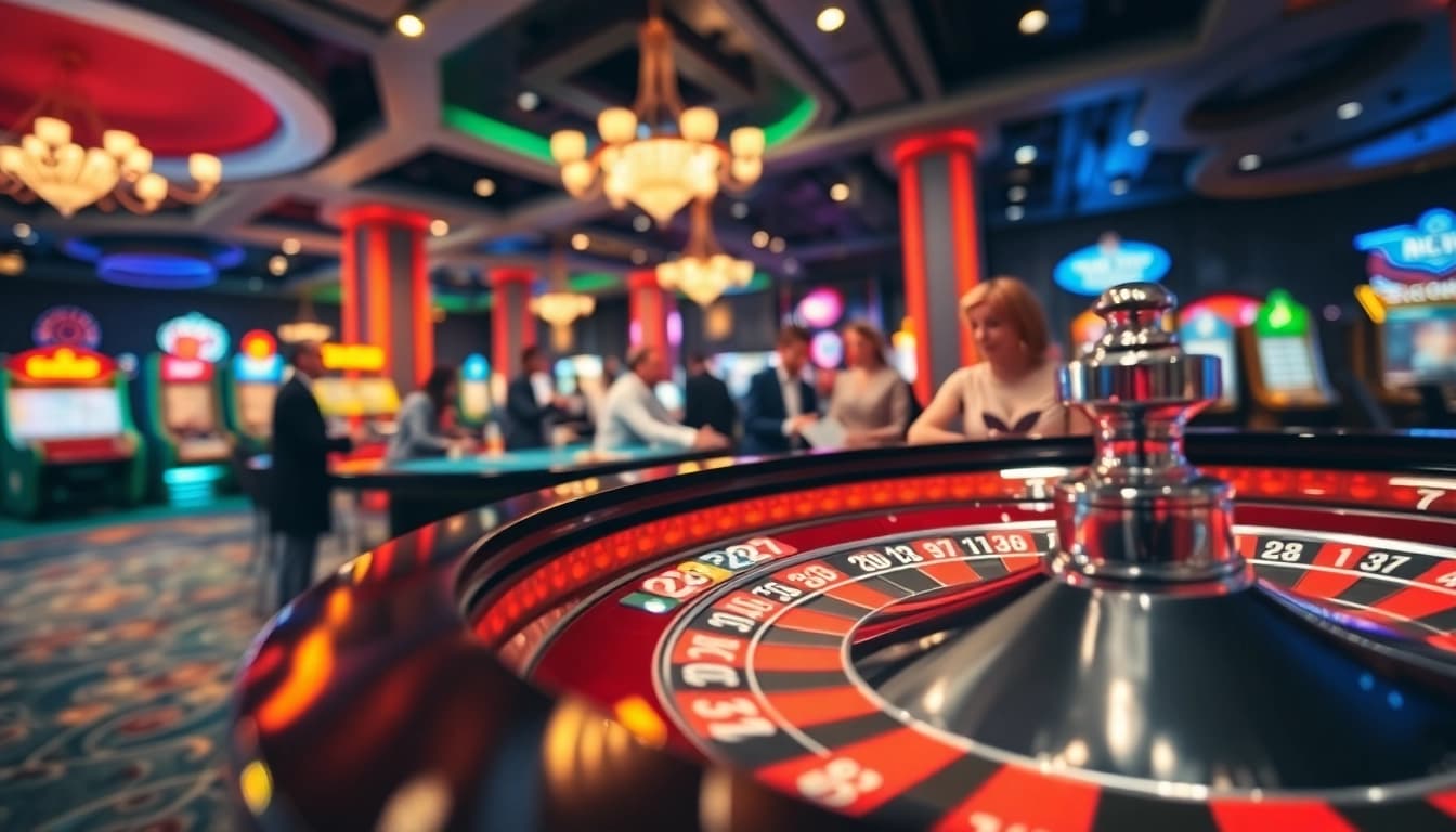 Experience the thrill of trusted online casino singapore with vibrant roulette gameplay and eager players.