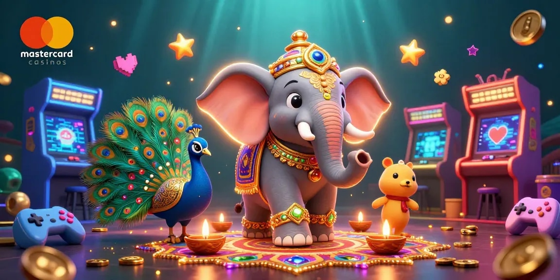 Experience thrilling gameplay at mastercard casinos featuring vibrant slot machines and colorful characters.