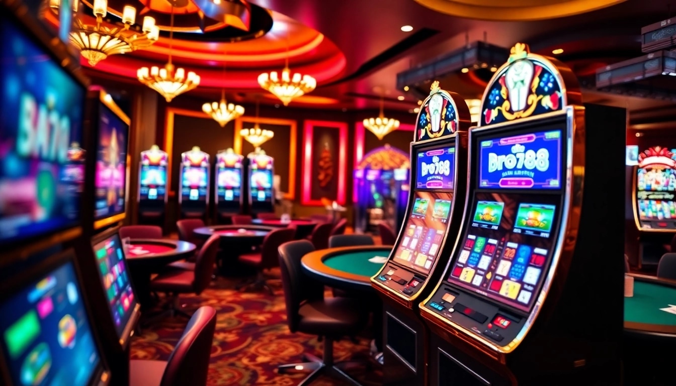 Experience the thrill of bro138 with engaging slot machines and lively casino atmosphere.
