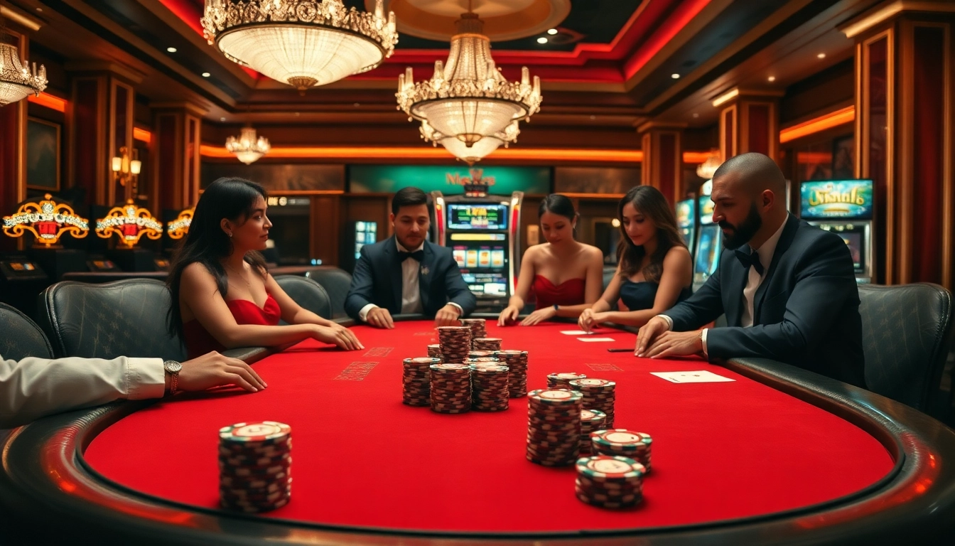 Engaged players showcase skills at a poker table with an immigration lawyer Perth theme.