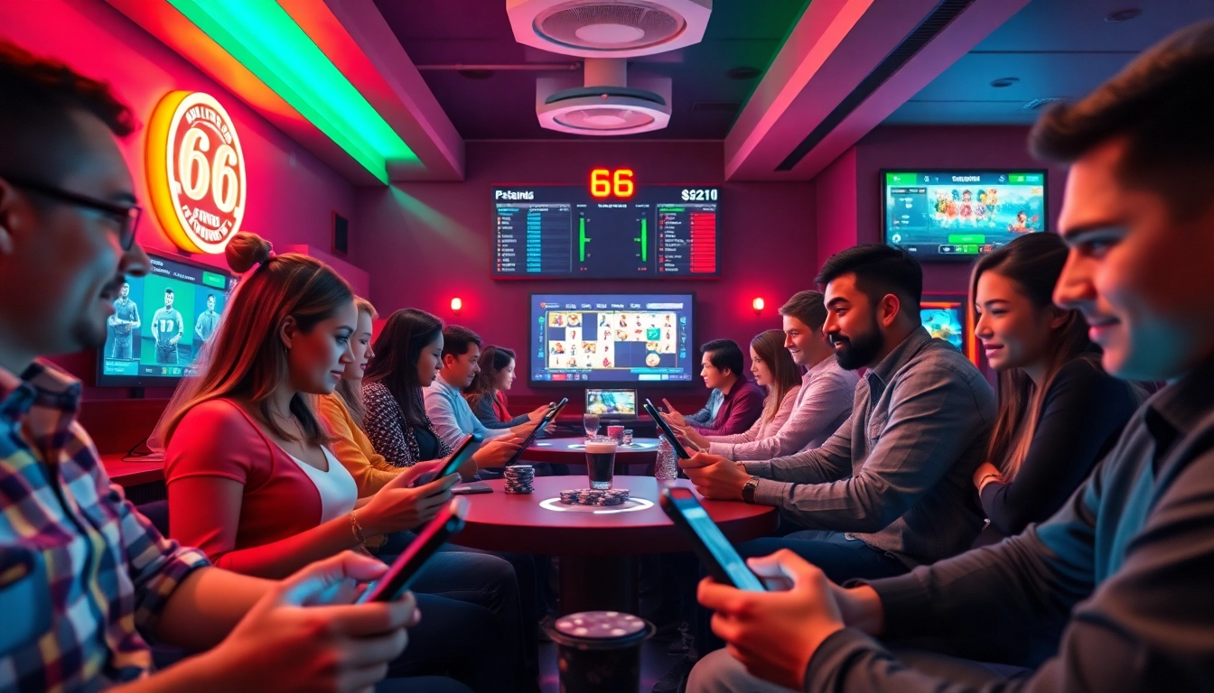 Experience thrilling online gaming at https://66club.us.com/ with vibrant casino elements and diverse players.