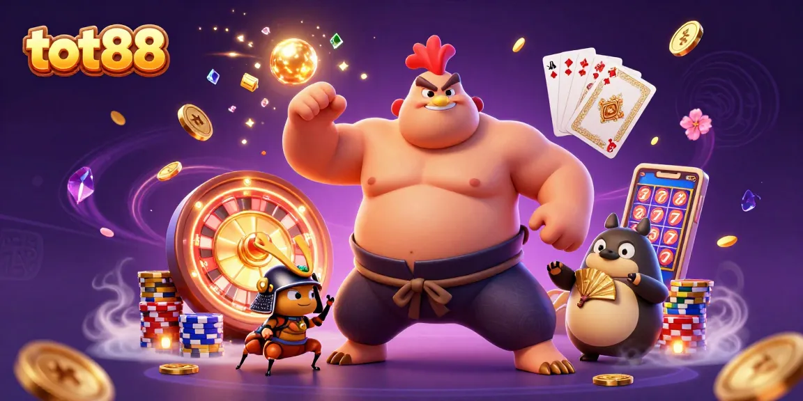 Experience the thrill of winning at tot88 with powerful rooster, fierce cricket, and tanuki announcer!