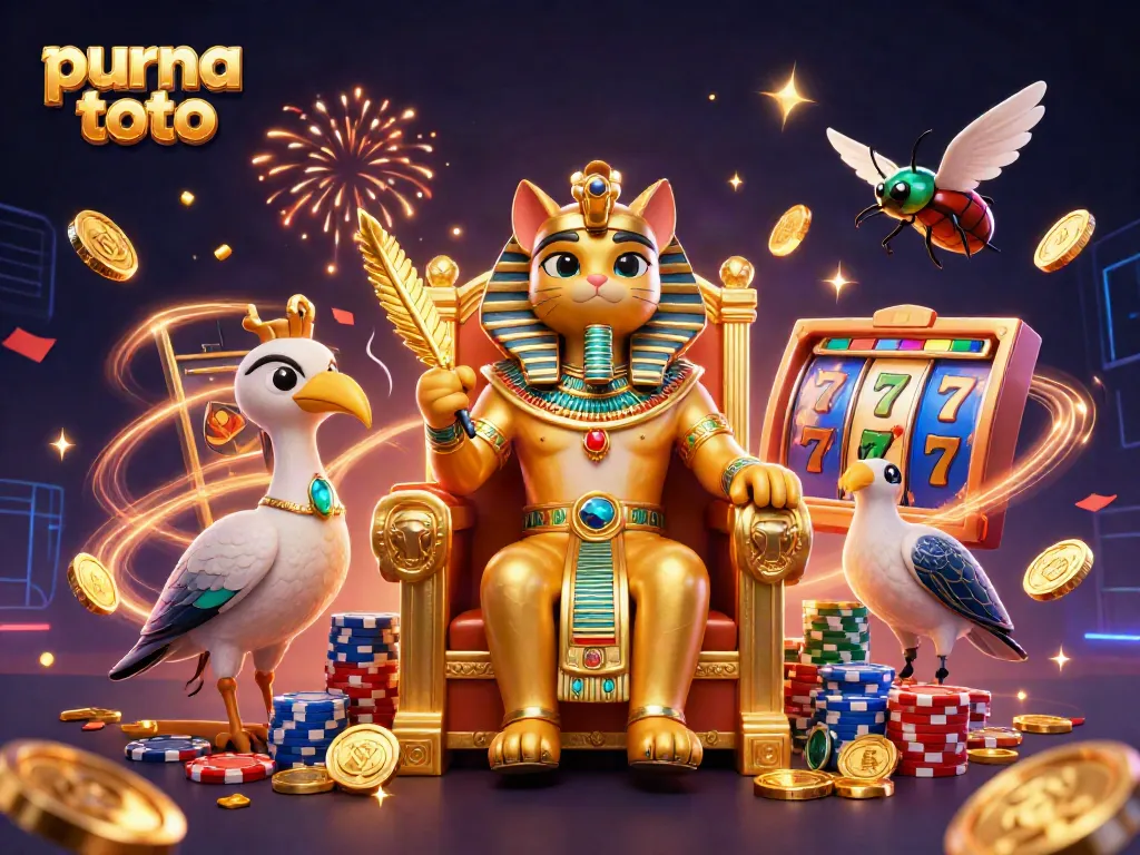 Mengakses permainan slot gacor dengan purna toto sambil menikmati suasana kasino yang megah.