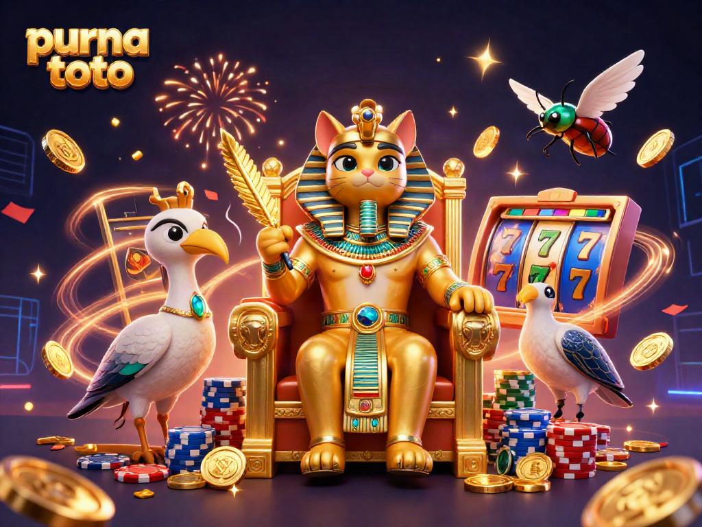 Mengakses permainan slot gacor dengan purna toto sambil menikmati suasana kasino yang megah.