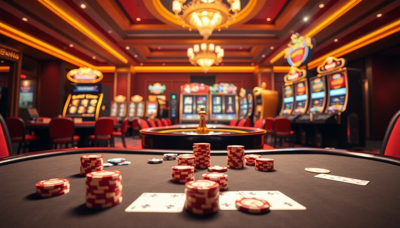 Engage in exciting chơi casino online with vibrant games and luxurious atmosphere.
