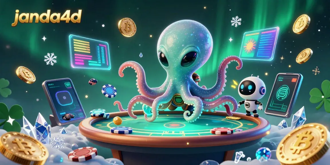 Janda4D menawarkan pengalaman bermain yang menarik dengan ilustrasi alien dan robot, simbol perjudian, dan efek visual fantastis