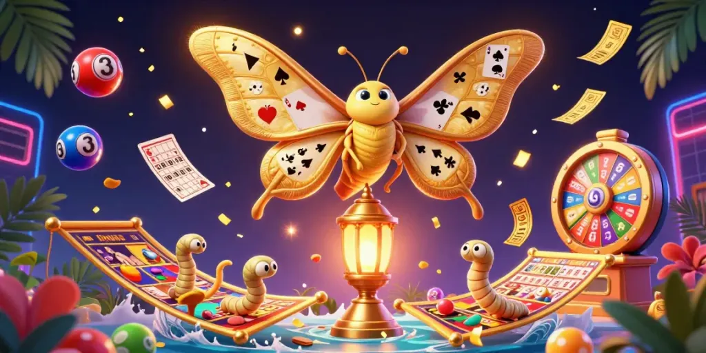 Engage with thrilling fb88mx casino adventures featuring a majestic atlas moth and dynamic gaming elements.
