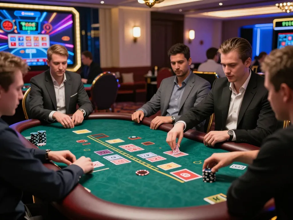 Engaging live blackjack session at 98win.com with players making strategic bets and dealers managing the game