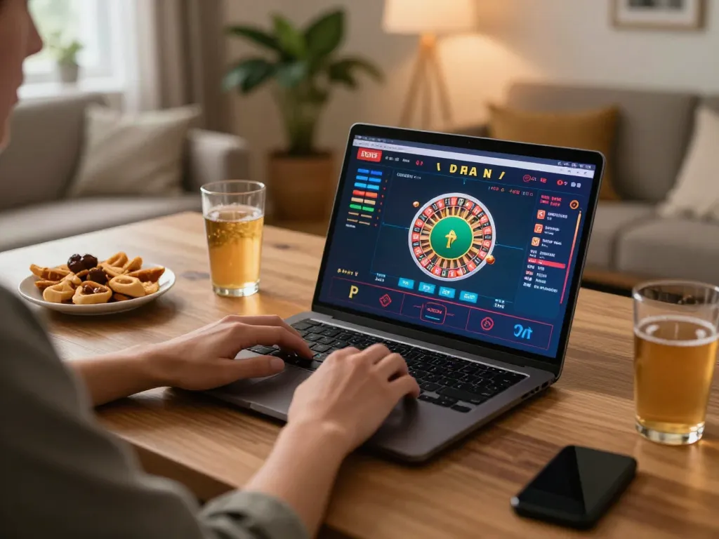 Engaging in live dealer games with Nhà cái KONG88 on a laptop.