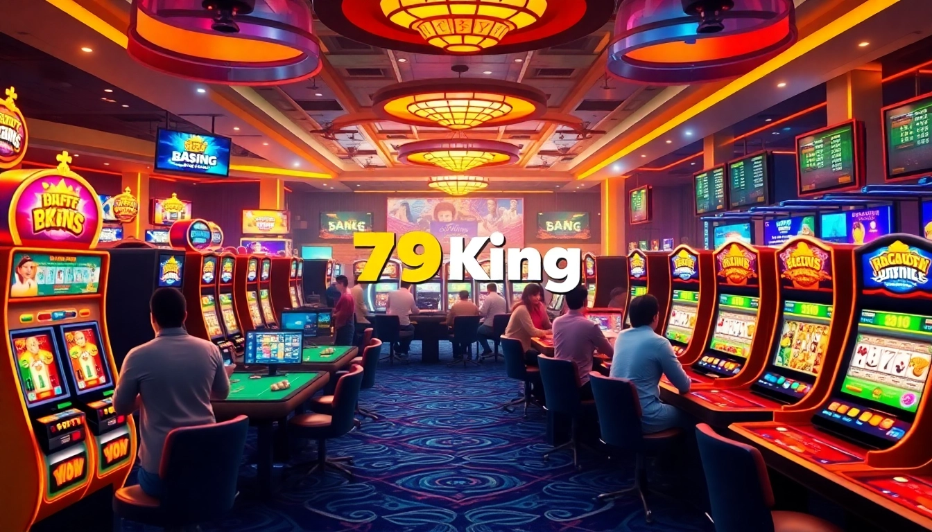 79King online gambling platform with vibrant casino atmosphere and betting games
